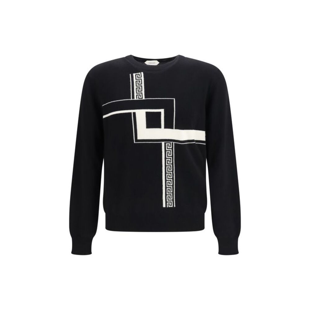 Versace Men Greca Incrocio Sweater